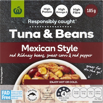 Woolworths Mexican Style Tuna Salad 185g