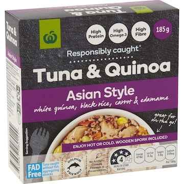 Woolworths Asian Style Tuna Quinoa Salad 185g