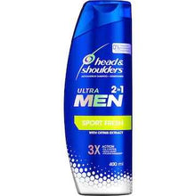 Head & Shoulders Ultramen Sports Fresh 2In1 Dandruff Shampoo & Conditioner 400mL