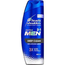 Head & Shoulders Ultra Men Deep Clean 2In1 Dandruff Shampoo & Conditioner 400mL