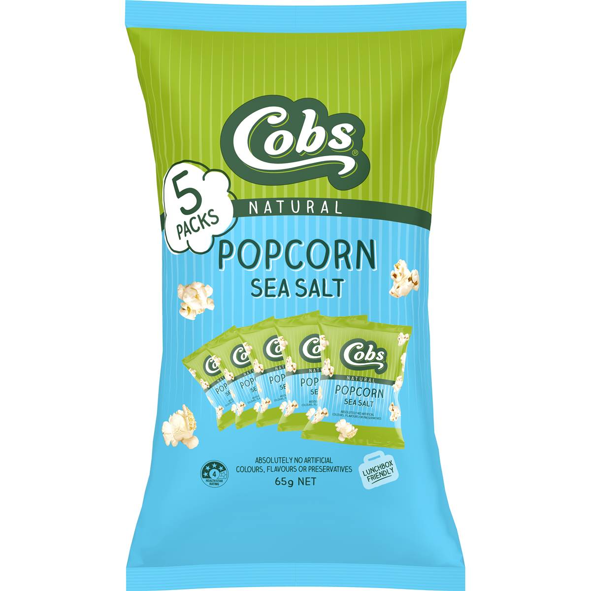 Cobs Natural Popcorn Sea Salt Multipack 5 Pack