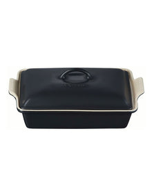 Heritage 33cm Covered Deep Dish Satin Black