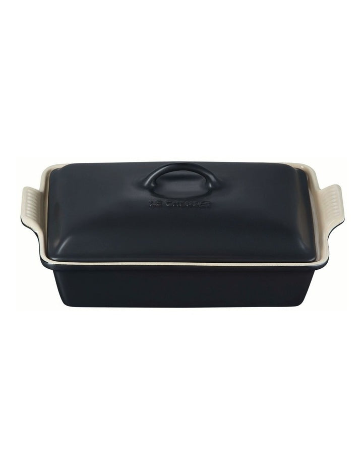 Heritage 33cm Covered Deep Dish Satin Black