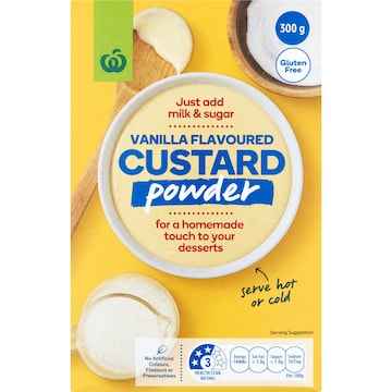 Woolworths Vanilla Custard Powder 300g