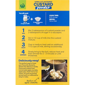 Woolworths Vanilla Custard Powder 300g