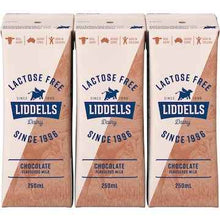 Liddells Lactose Free Chocolate Long Life Milk Poppers 250mL x 3 pack