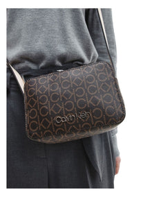 Camera Crossbody Bag in Brown