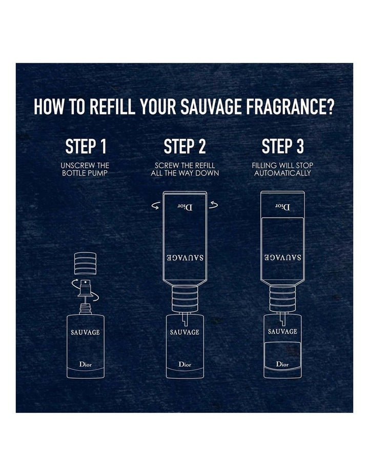 Sauvage Eau de Toilette Refill 300ml