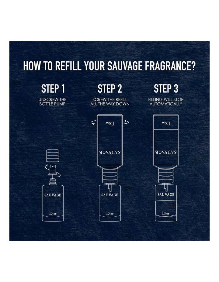 Sauvage Eau de Toilette Refill 300ml