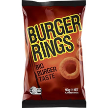 Burger Rings Tangy Snacks 90g