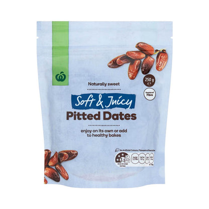 Woolworths Soft & Juicy Pitted Dates 250g