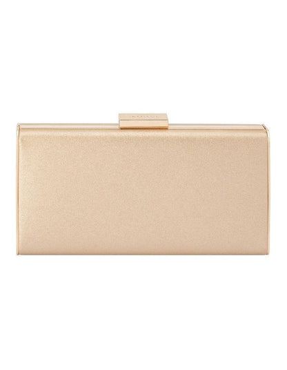 Precious Metallic Clutch in Champagne