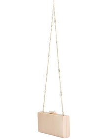Precious Metallic Clutch in Champagne