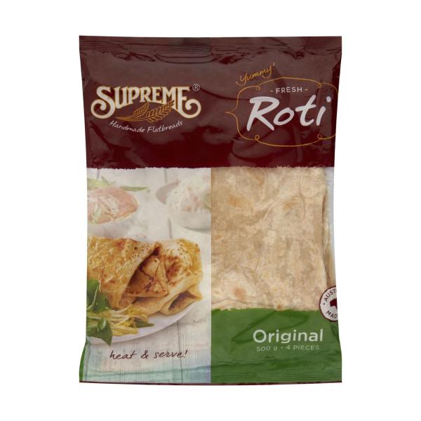 SUPREME QUALITY FOODS PLAIN ROTI 4PCS