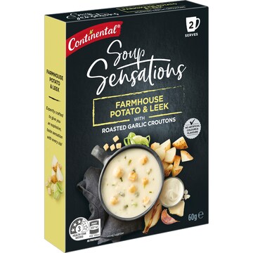 Continental Soup Sensations Farmhouse Potato & Leek Serves 2 60g