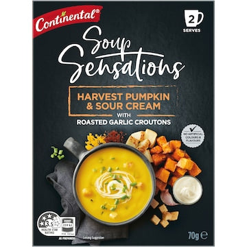Continental Soup Sensations Harvest Pumpkin & Sour Cream 70g