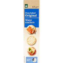 Woolworths Plain Water Crackers 125g