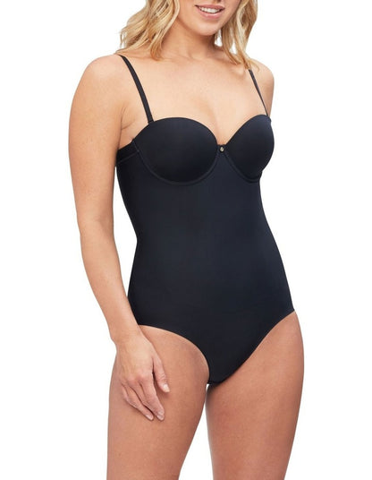 Body Define Strapless Bodysuit in Black