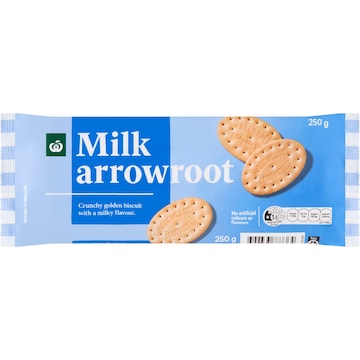 Woolworths Arrowroot Milk Biscuits 250g
