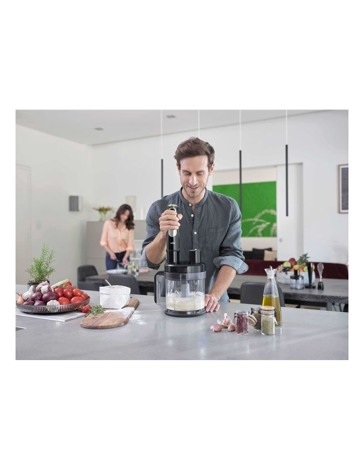MultiQuick 9 Hand Blender in Black/Green MQ9187XLI