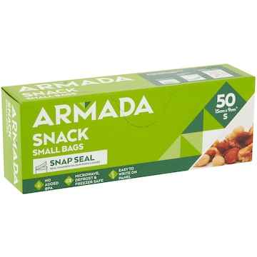 Armada Resealable Snack Bags 50 pack