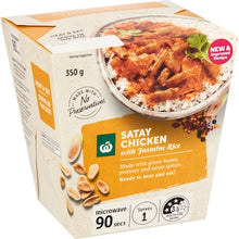 Woolworths Chicken Satay With Jasmine Rice 350g
