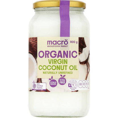 Macro Organic Coconut Oil 900g