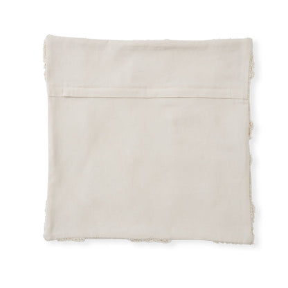 50cm Check Cotton Cushion Cover - Beige