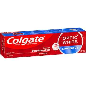 Colgate Teeth Whitening Toothpaste Optic White Luminous Express 125g
