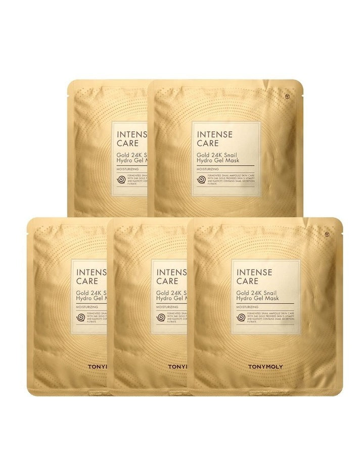 Intense Care Gold 24k Snail Gel 4+1 Mask Set
