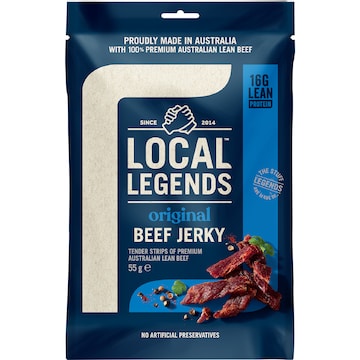Local Legends Beef Jerky Original 55g