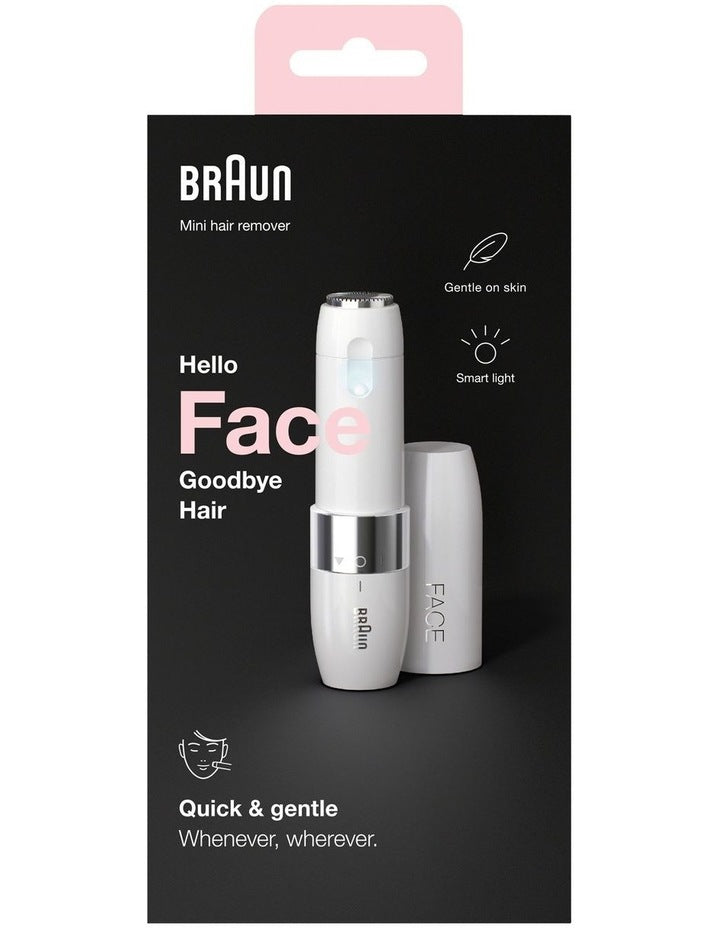 Mini Electric Facial Hair Remover in White FS1000