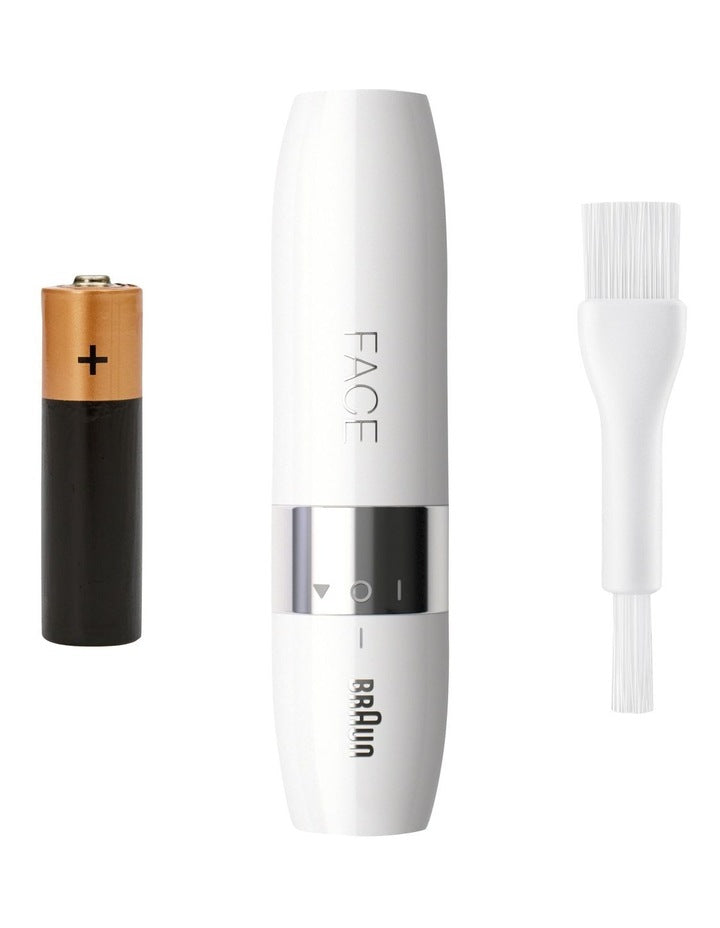 Mini Electric Facial Hair Remover in White FS1000