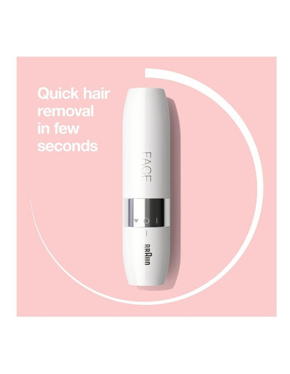 Mini Electric Facial Hair Remover in White FS1000
