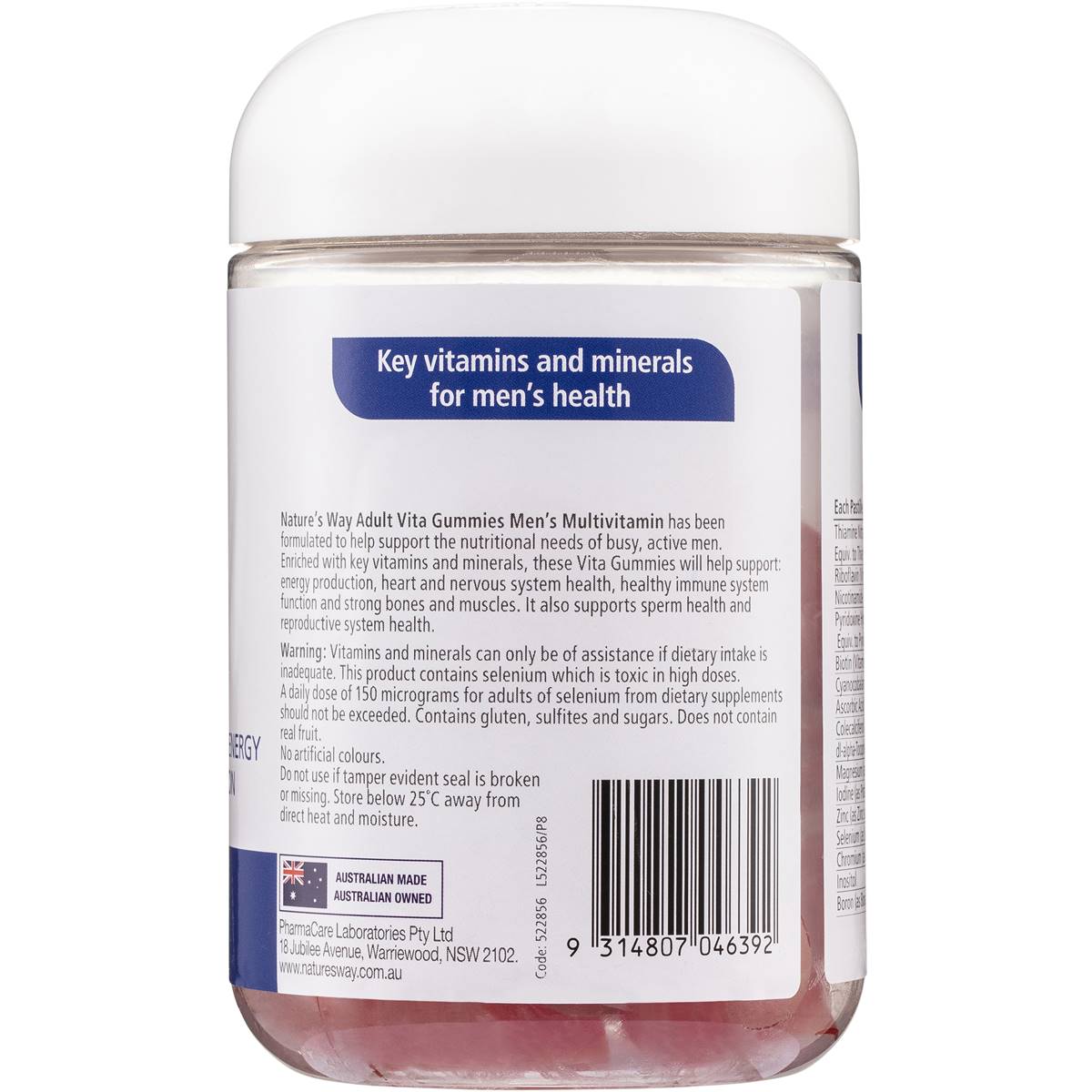 Nature's Way Vitagummies Mens Multivitamin 100 pack