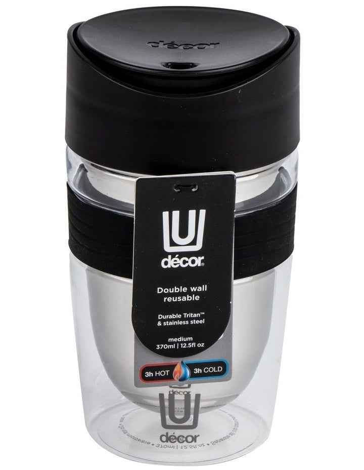 Double Wall Travel Cup 370ml in Tritan/Stainless Steel