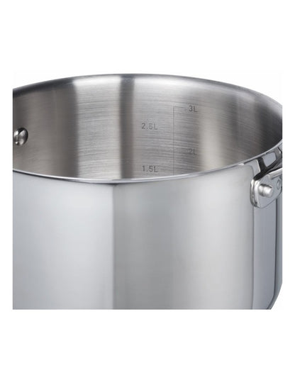 Cookware Set of 4 Piece in Stainless Steel