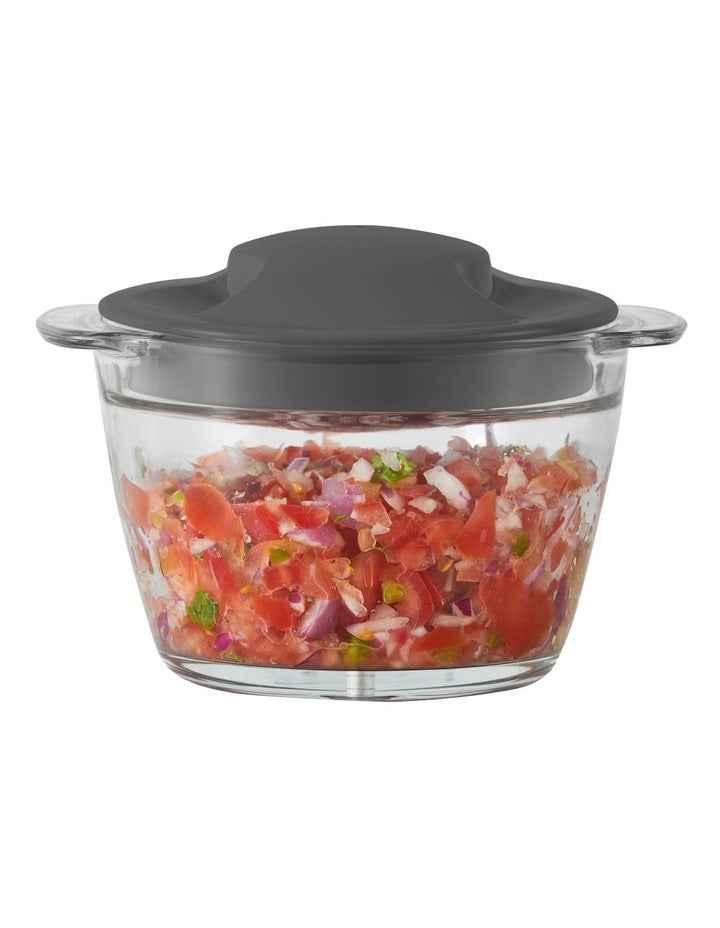 White Mini Glass Multi Chopper FCP1000WH