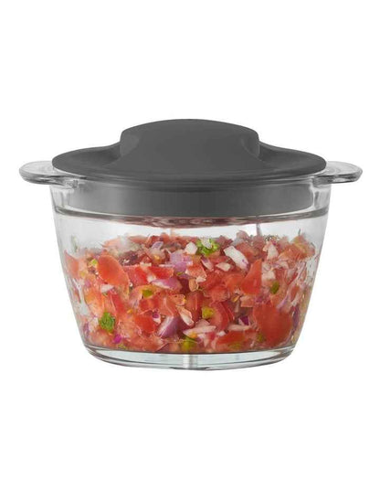 White Mini Glass Multi Chopper FCP1000WH