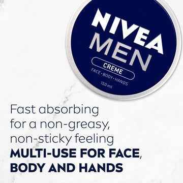 Nivea Men Hydrating Moisturiser For Face Hands & Body 150mL