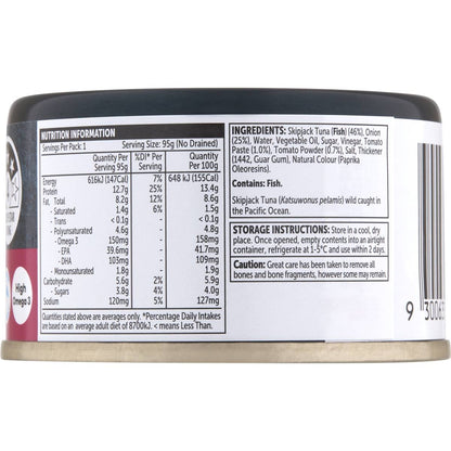 Woolworths Tuna Tomato And Onion 95g