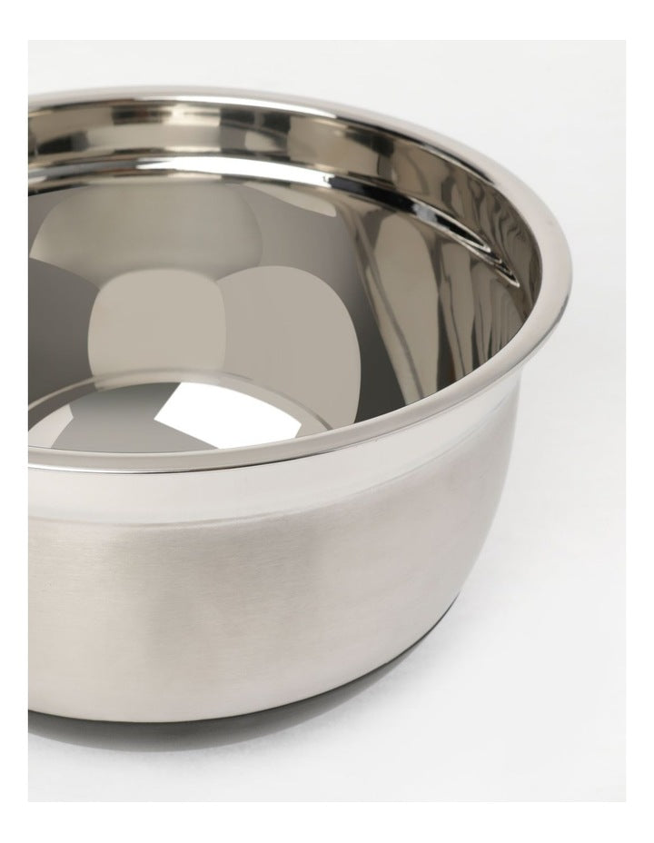 Non Slip Steel Mixing Bowl 26 cm in Silver