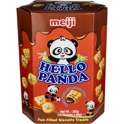Meiji Hellopanda Large Biscuits Chocolate 260g