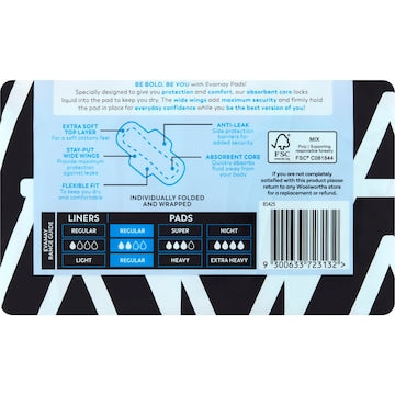 Evamay Pads With Wings Regular 16 pack