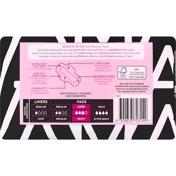 Evamay Pads With Wings Super 14 pack