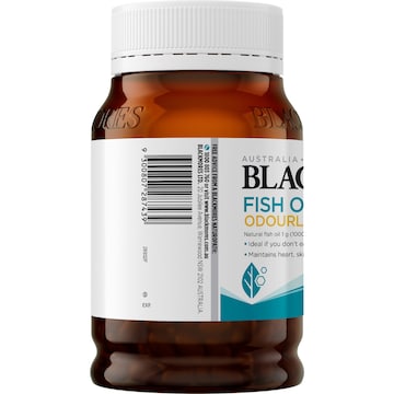 Blackmores Odourless Fish Oil 1000mg Omega-3 Capsules 200 pack