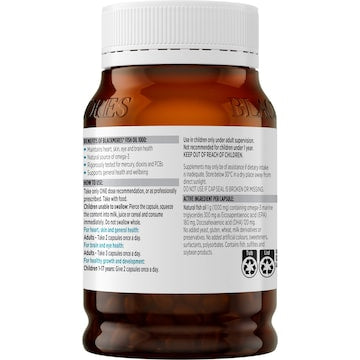Blackmores Fish Oil 1000mg Omega-3 Capsules 200 pack