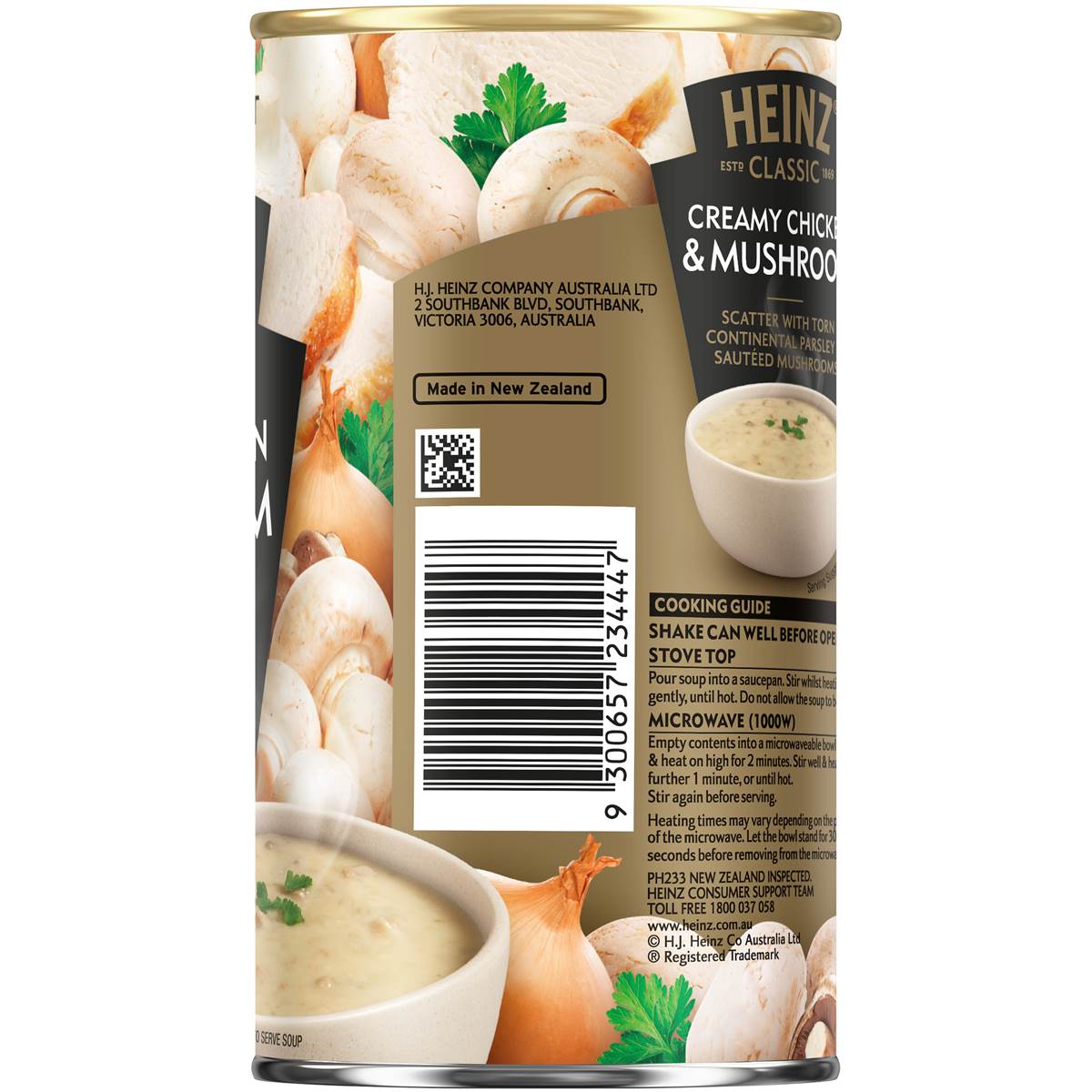 Heinz Classic Creamy Chicken & Mushroom Soup Ready Meals 520g