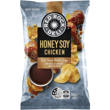Red Rock Deli Potato Chips Honey Soy Chicken 50g