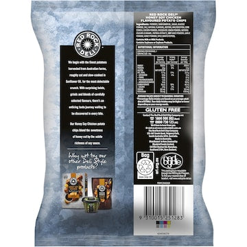 Red Rock Deli Potato Chips Honey Soy Chicken 50g